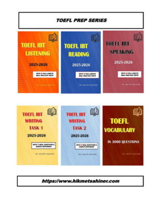 toefl hazırlık seti